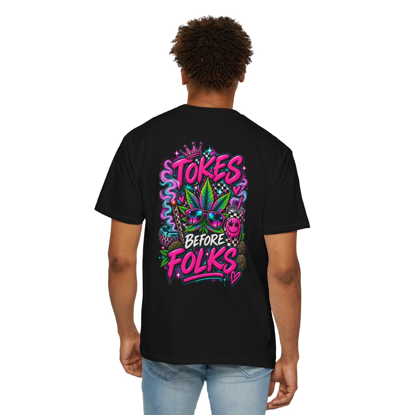 Tokes Before Folks Graphic Tee