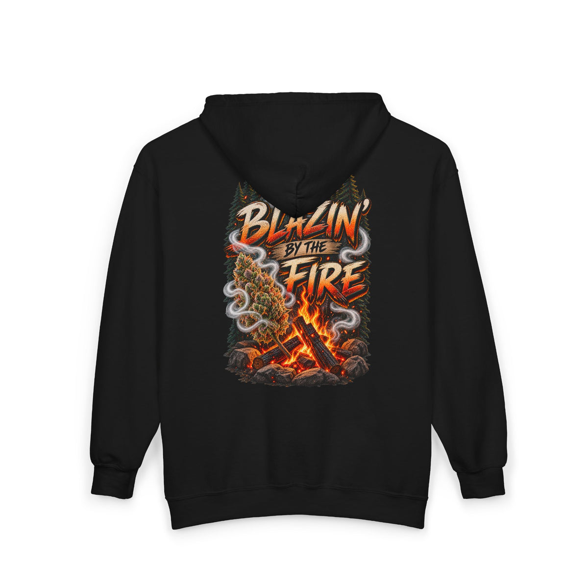 Blazin' by the Fire Zip Hoodie