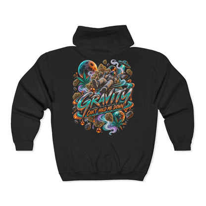 Gravity Can't Hold Me Down Zip Hoodie