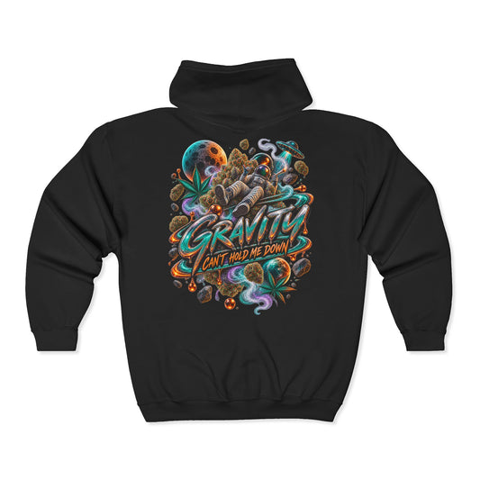 Gravity Can't Hold Me Down Zip Hoodie