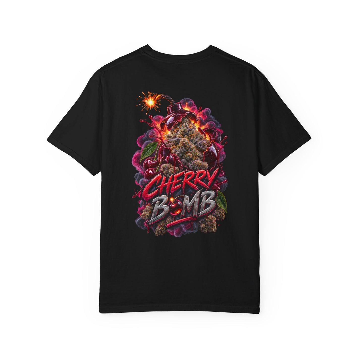 Cherry Bomb Strain Graphic Tee