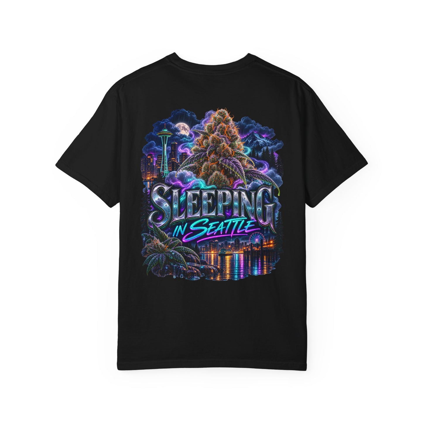 Sleeping in Seattle Strain Graphic Tee