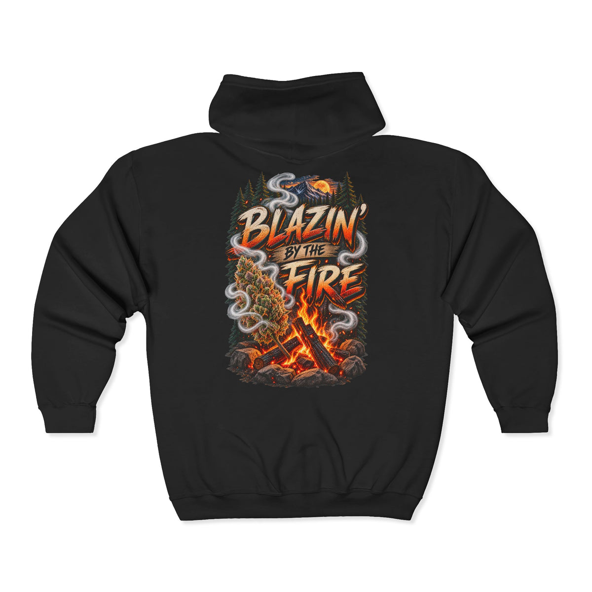 Blazin' by the Fire Zip Hoodie