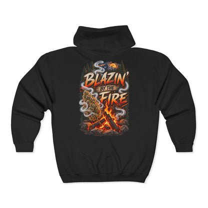 Blazin' by the Fire Zip Hoodie