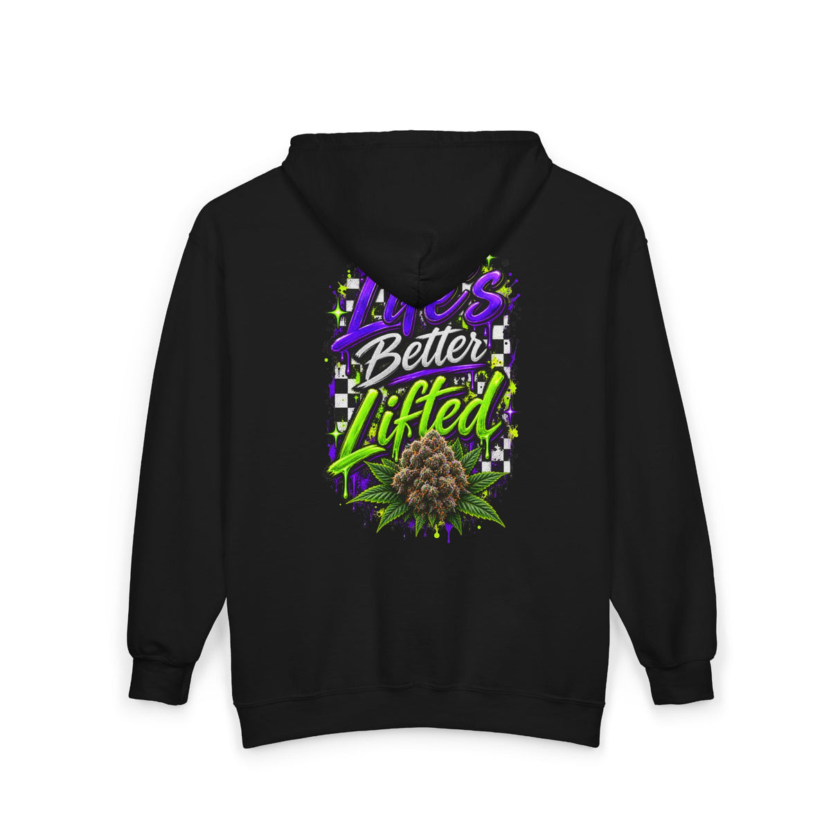 Life's Better Lifted Zip Hoodie