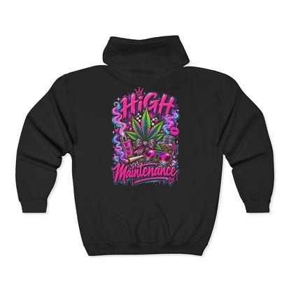 High Maintenance Zip Hoodie