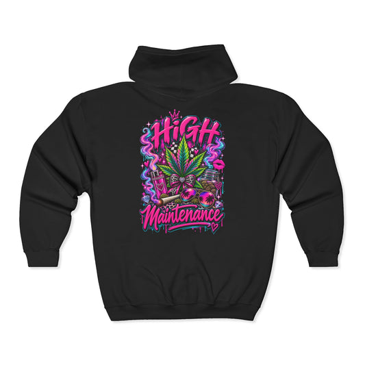 High Maintenance Zip Hoodie