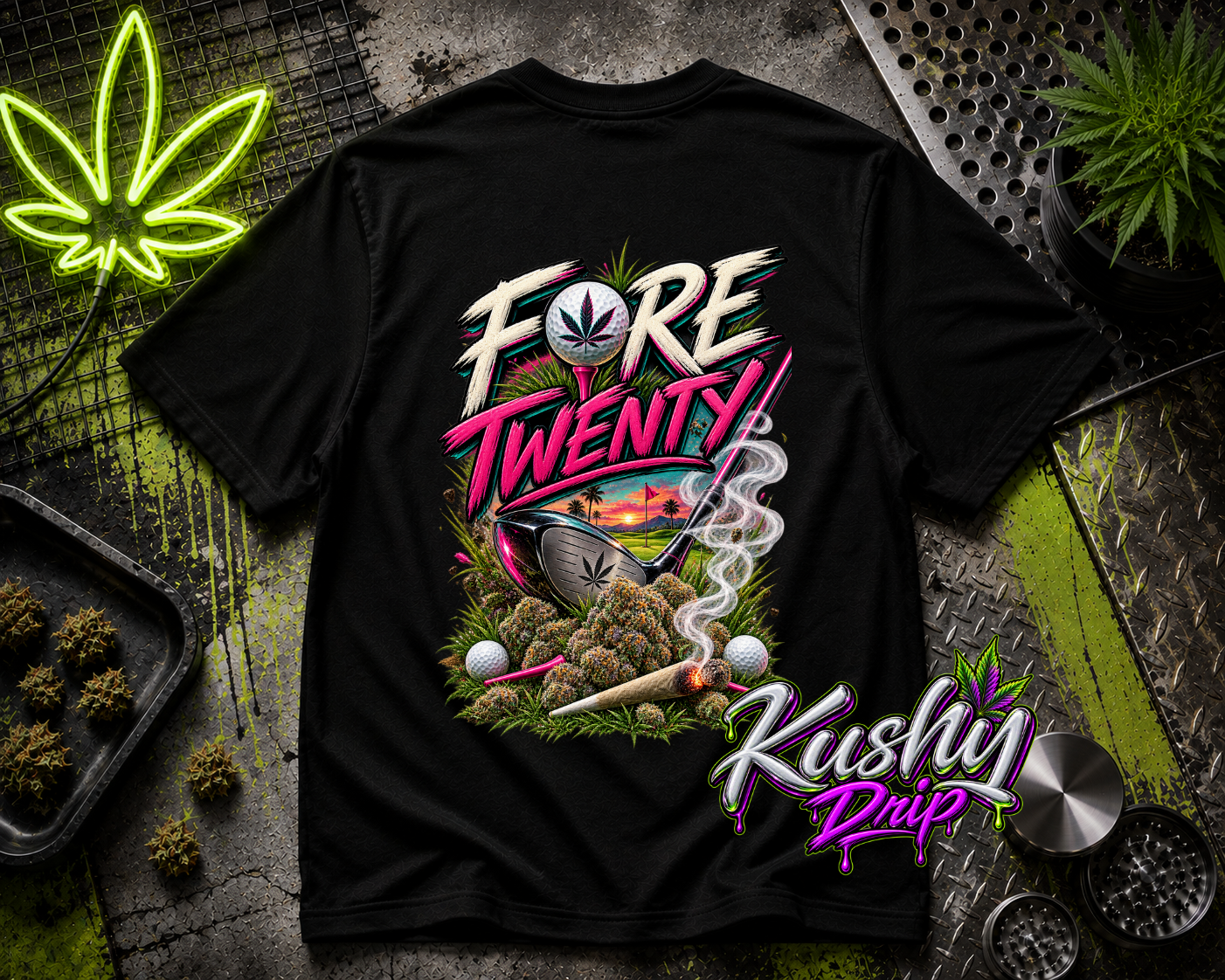 Fore Twenty Golf Graphic Tee