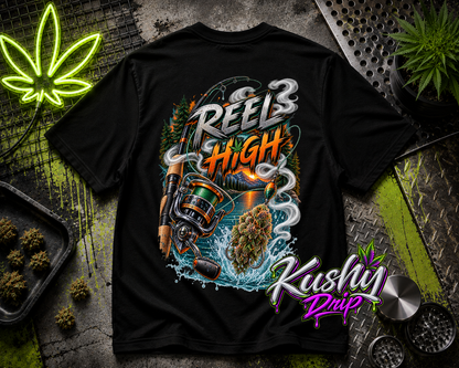 Reel High Fishing Graphic Tee