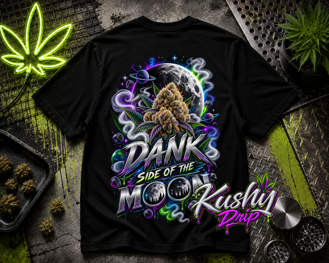 Dank Side of the Moon Graphic Tee