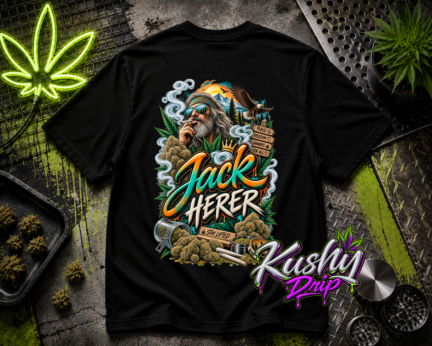 Jack Herer Strain Graphic Tee