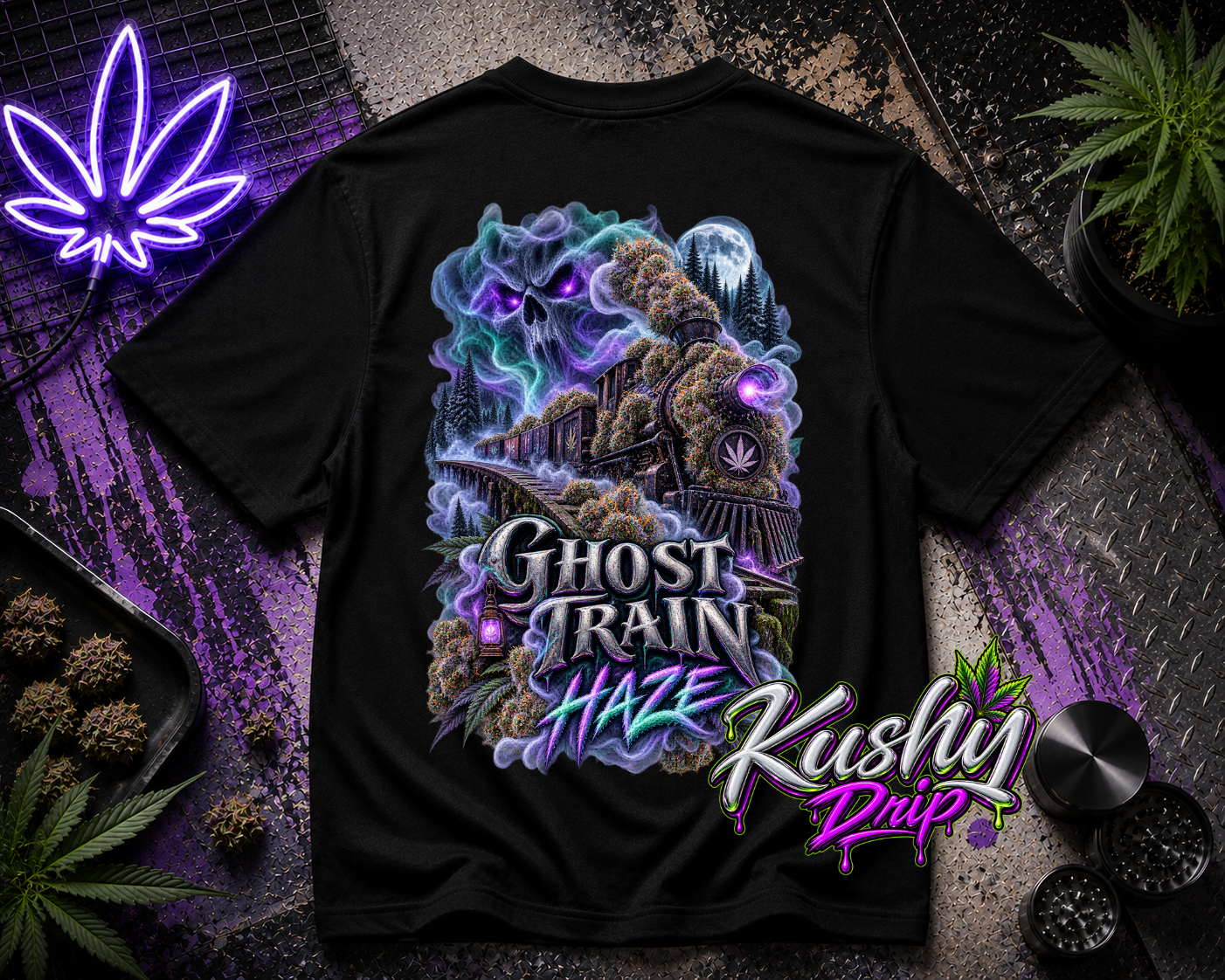 Ghost Train Haze Strain Graphic Tee