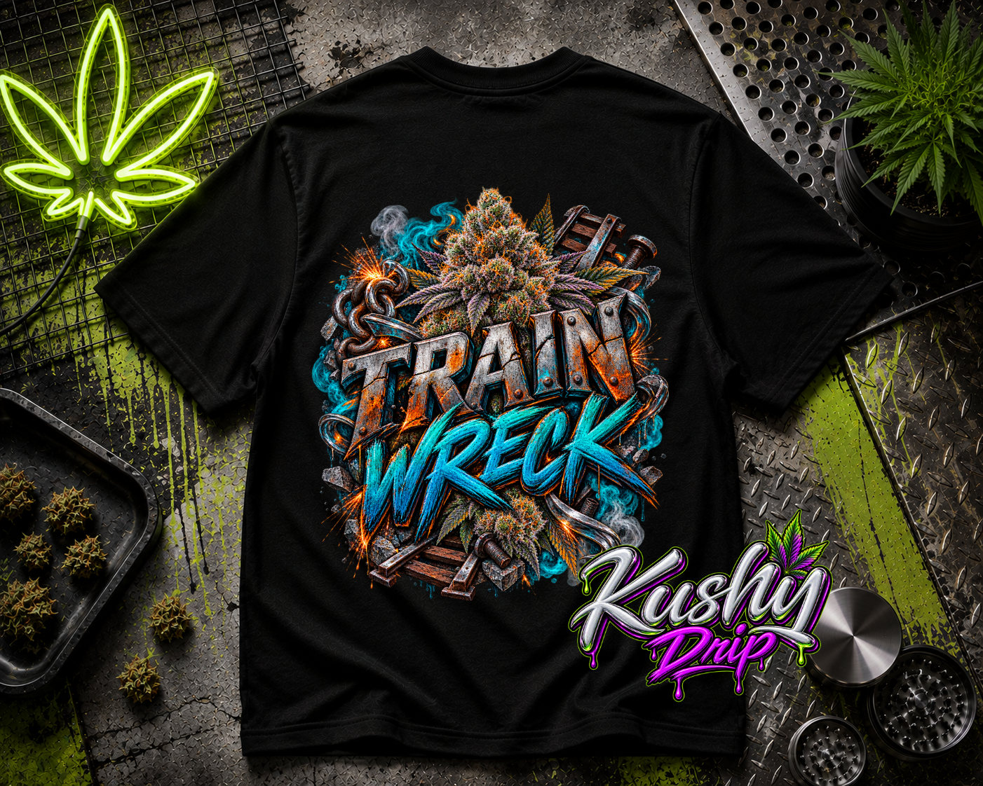 Trainwreck Strain Graphic Tee