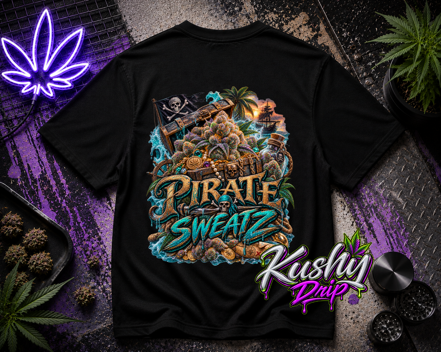 Pirate Sweatz Strain Graphic Tee