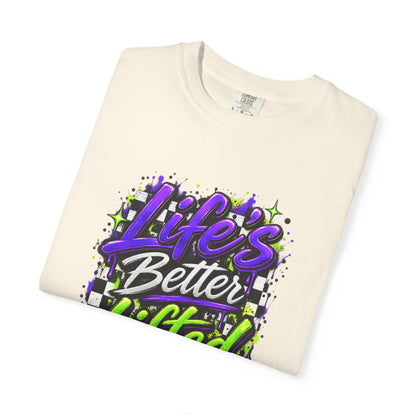 Life's Better Lifted T-Shirt — Cannabis Nug Graphic Tee