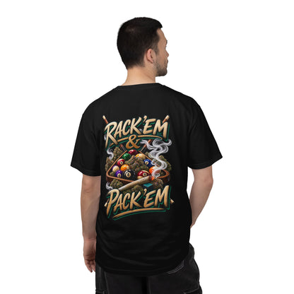 Rack em and Pack em Pool Graphic Tee