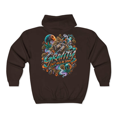 Gravity Can't Hold Me Down Zip Hoodie