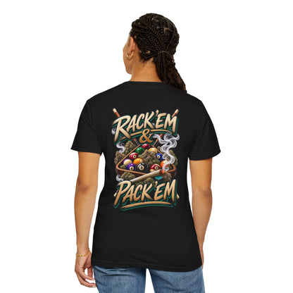 Rack em and Pack em Pool Graphic Tee