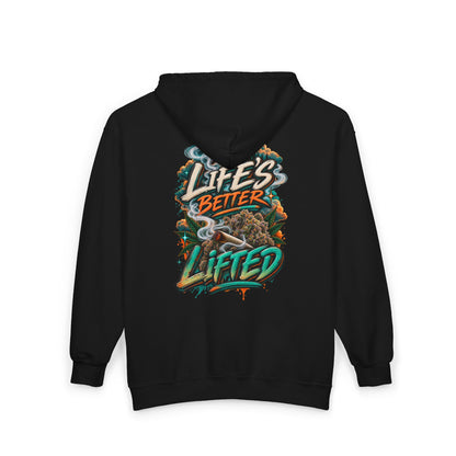 Life's Better Lifted Zip Hoodie